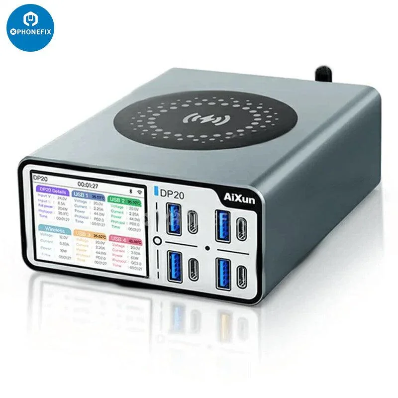 Aixun DP20 Desktop Smart Fast Charger For iPhone Android Tablet - Image 3