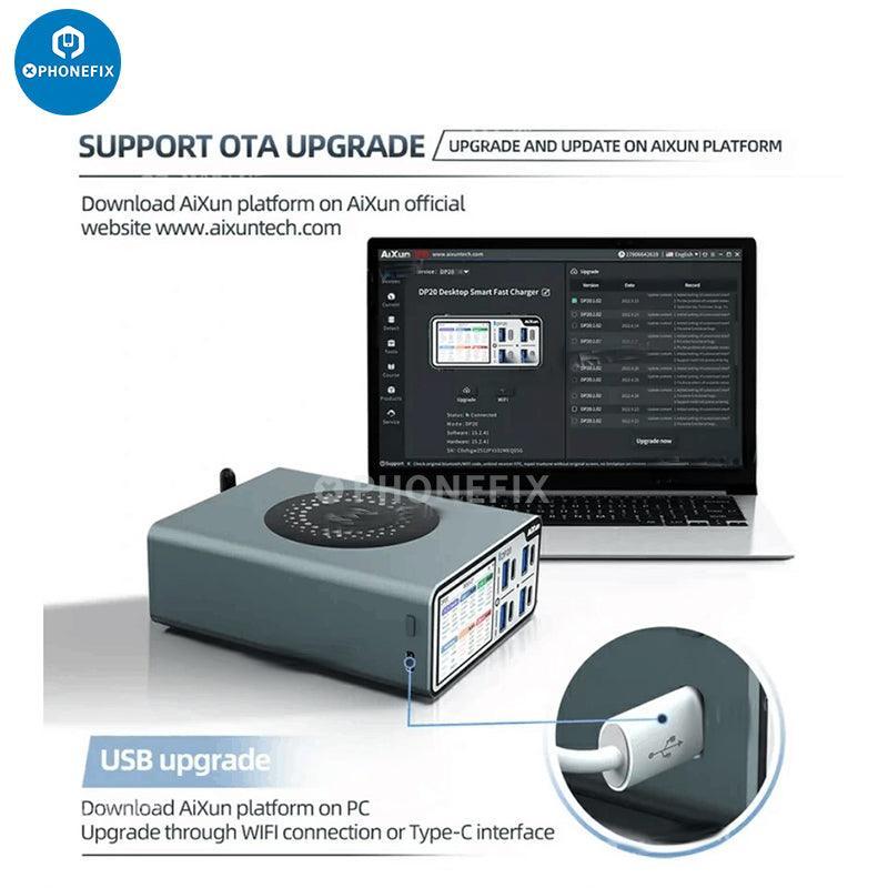 Aixun DP20 Desktop Smart Fast Charger For iPhone Android Tablet - Image 8