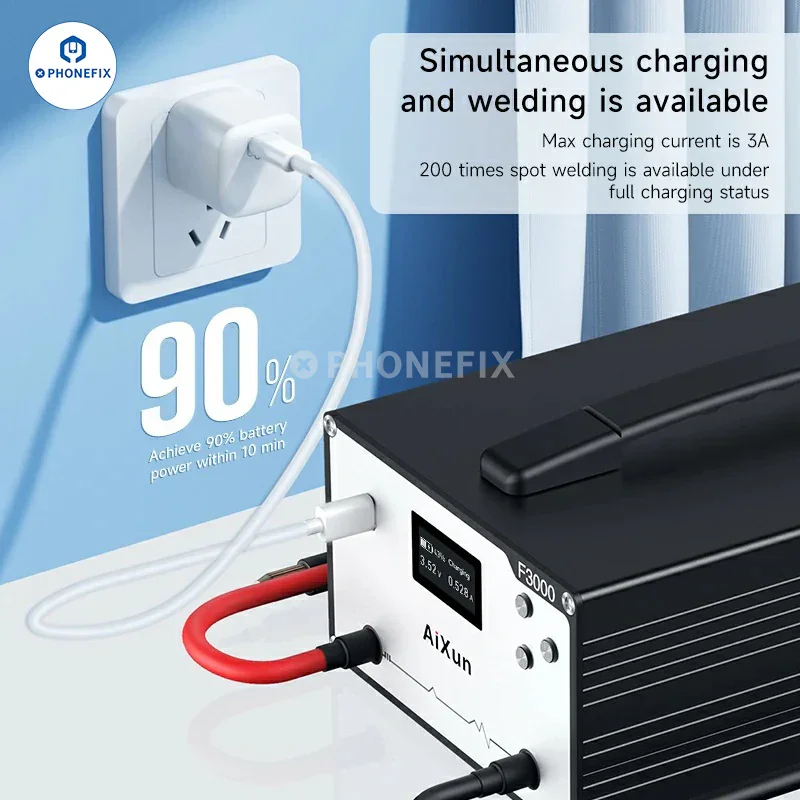 AiXun F3000 Farad Capacitor Spot Welder Battery Welding Machine - Image 4