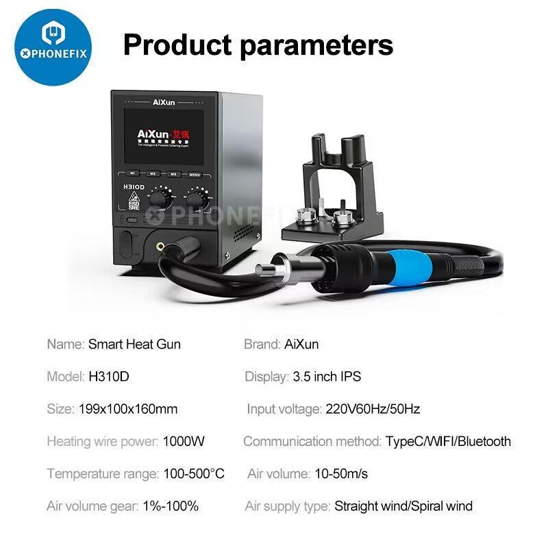 AiXun H310D Internet BGA Rework Station Smart Hot Air Gun - Image 9