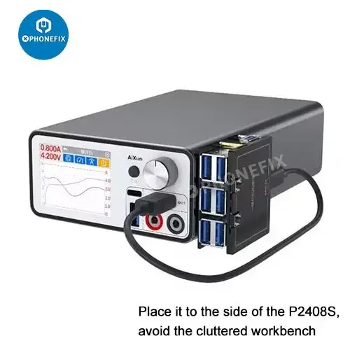 Aixun P2408S One Key Boot Up Docking Station iPhone Battery - Image 3
