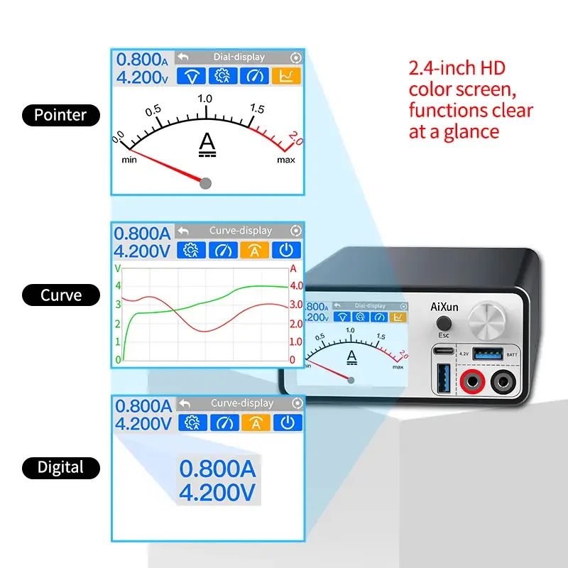 AIXUN P2408S Regulated Power Supply For iPhone Android - Image 25