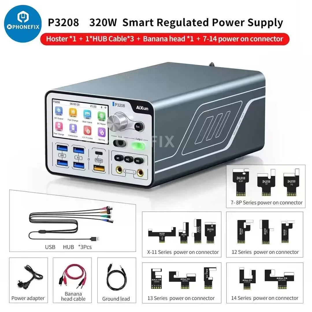 AiXun P3208 Intelligent Smart Regulated Power Supply 320W high-power - Image 2