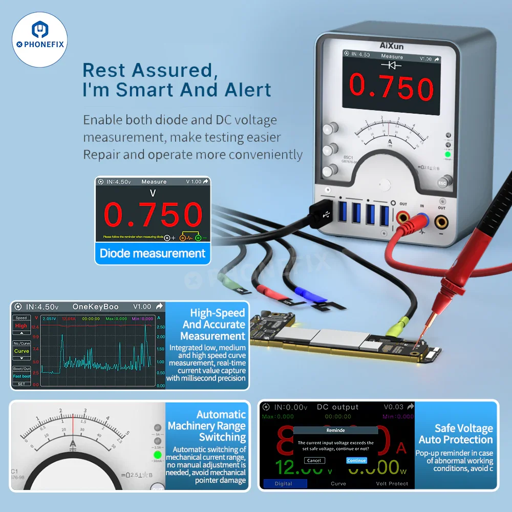 AiXun PM02 Smart DC Power Supply Partner For iPhone Android - Image 5