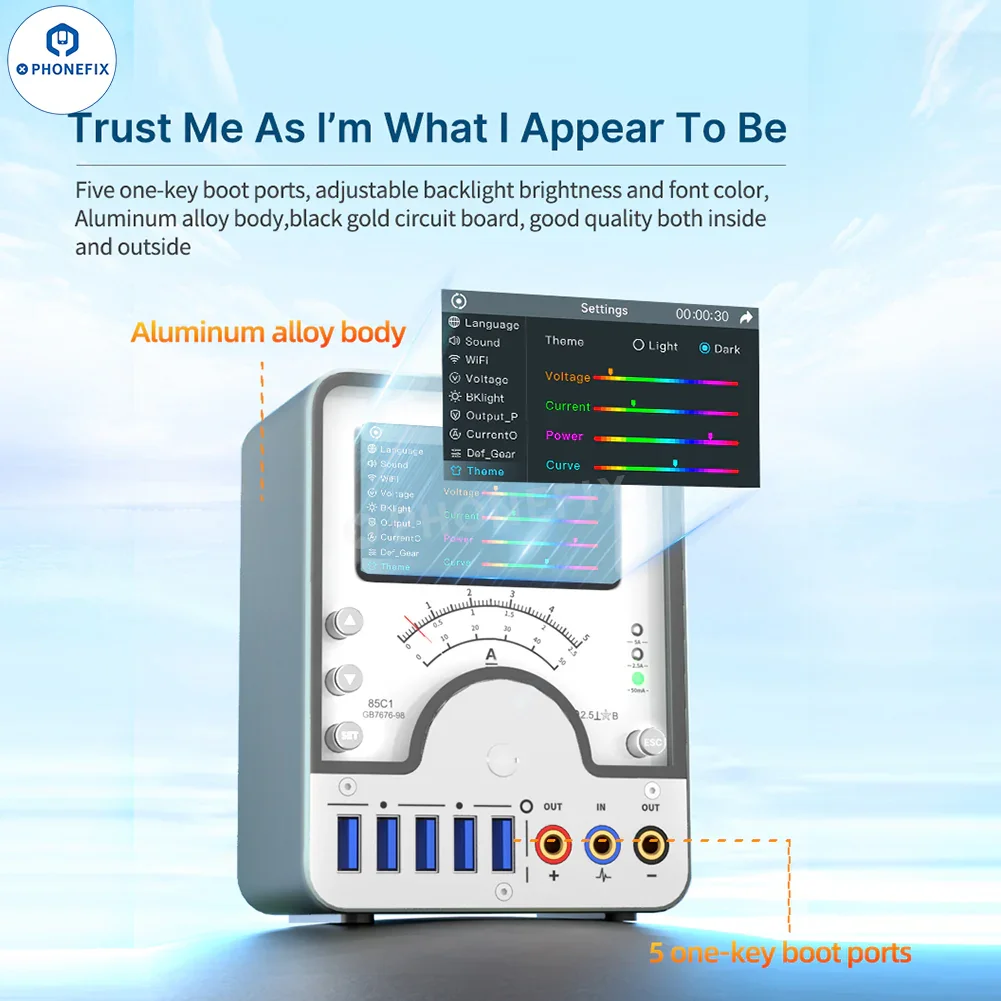 AiXun PM02 Smart DC Power Supply Partner For iPhone Android - Image 8