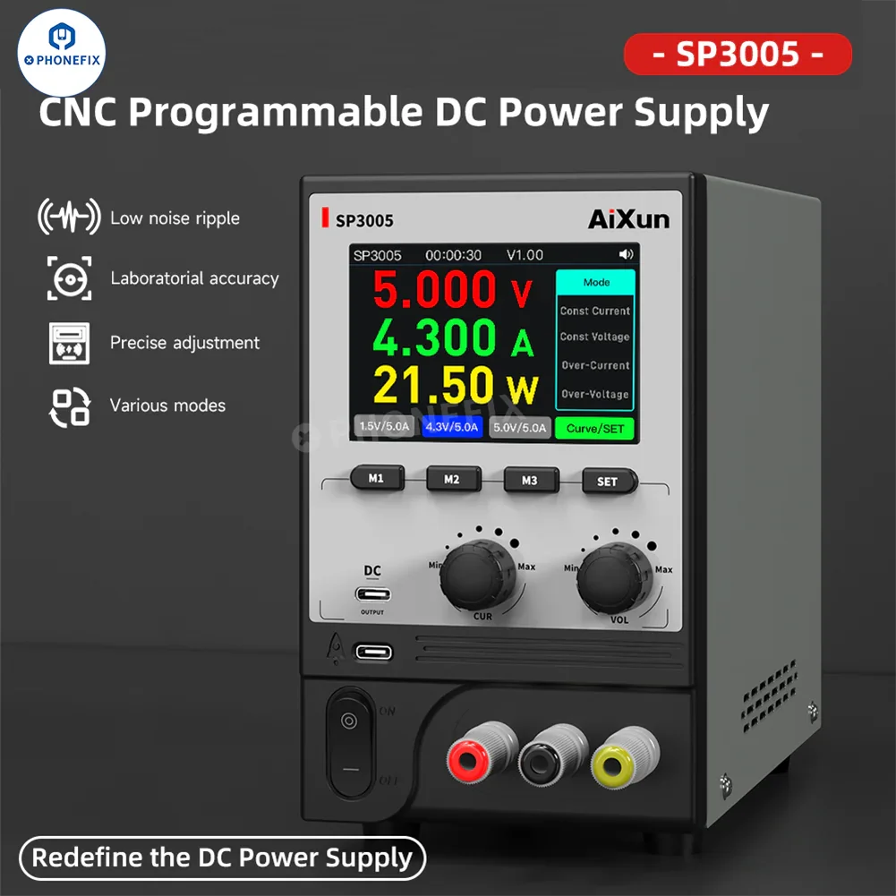 AIXUN SP3005 30V 5A CNC Programmable DC Power Supply - Image 2