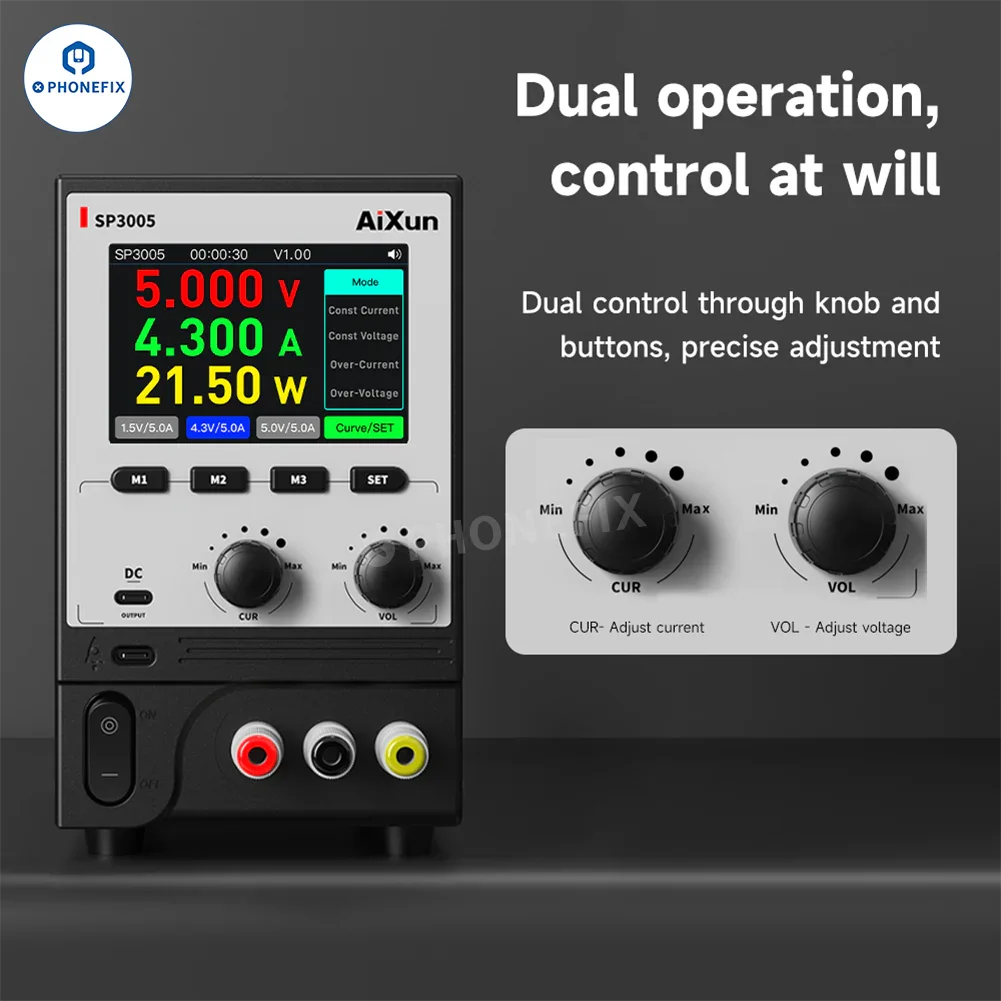 AIXUN SP3005 30V 5A CNC Programmable DC Power Supply - Image 5