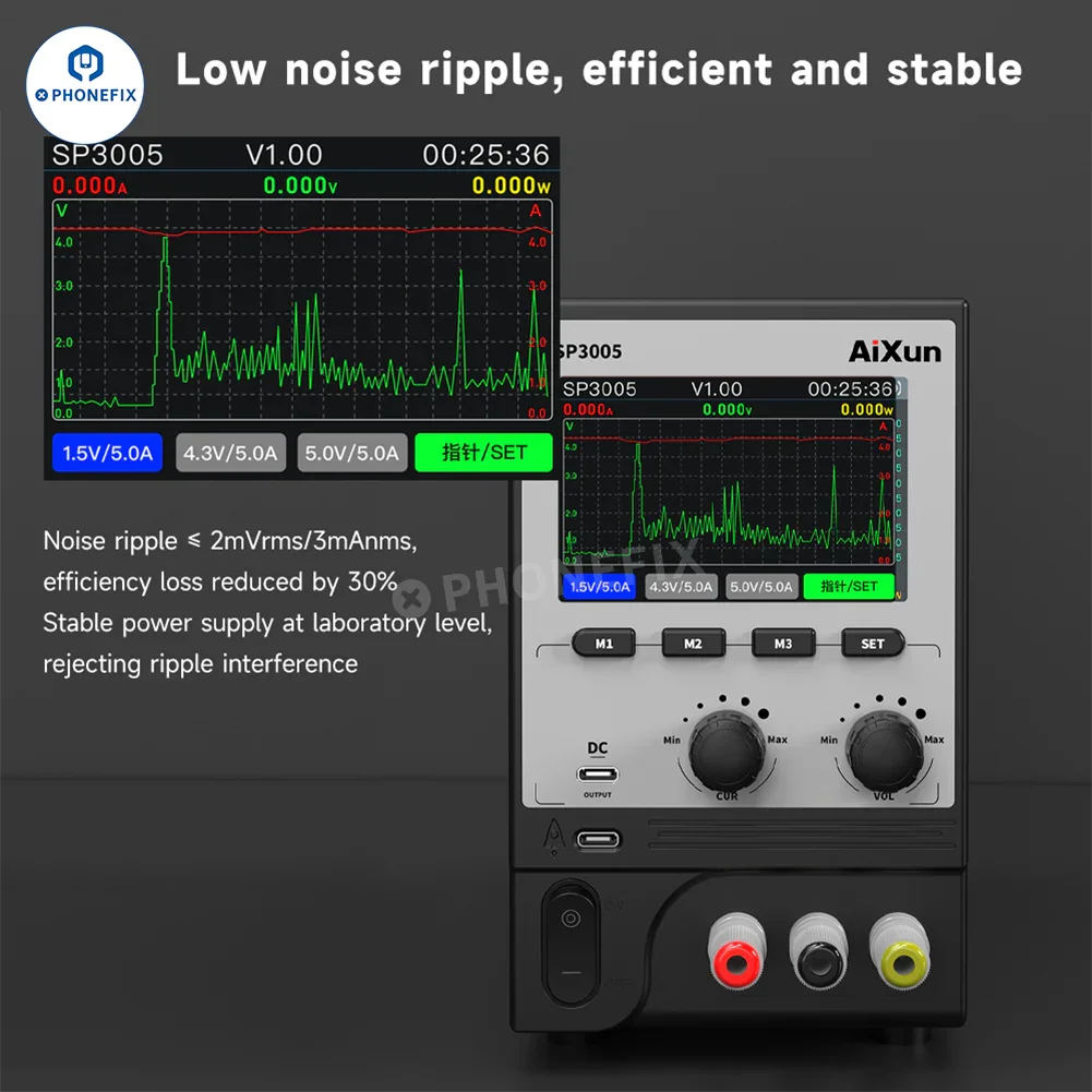 AIXUN SP3005 30V 5A CNC Programmable DC Power Supply - Image 6