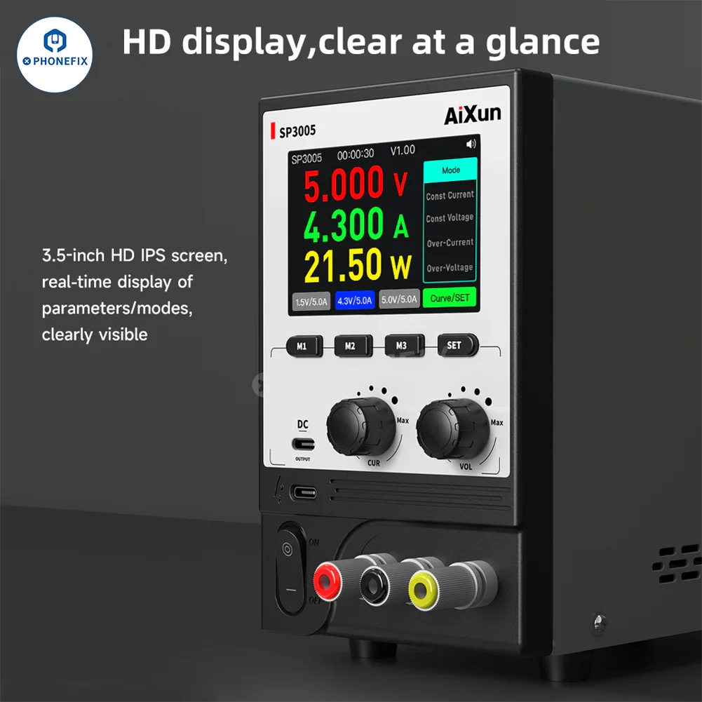 AIXUN SP3005 30V 5A CNC Programmable DC Power Supply - Image 7