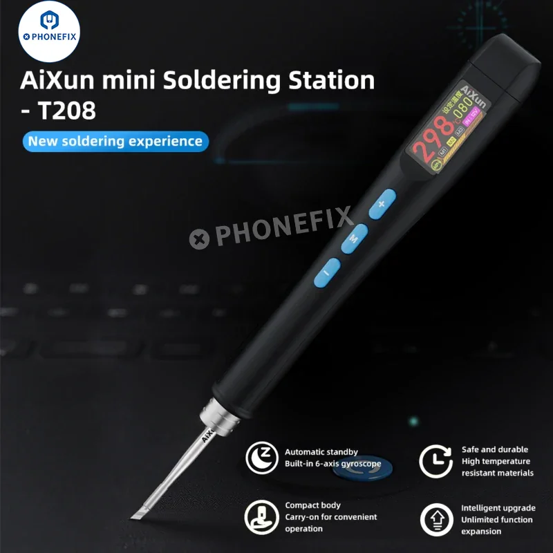 AiXun T208 Mini Soldering Iron Station for Phone PCB Repair - Image 2