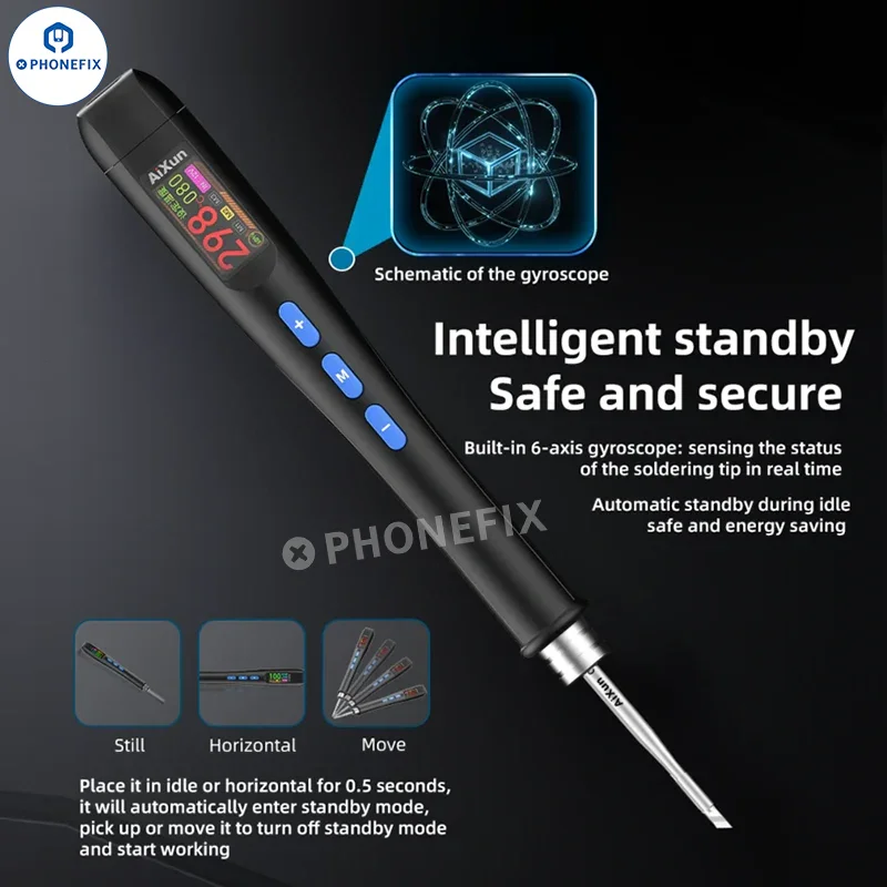 AiXun T208 Mini Soldering Iron Station for Phone PCB Repair - Image 5