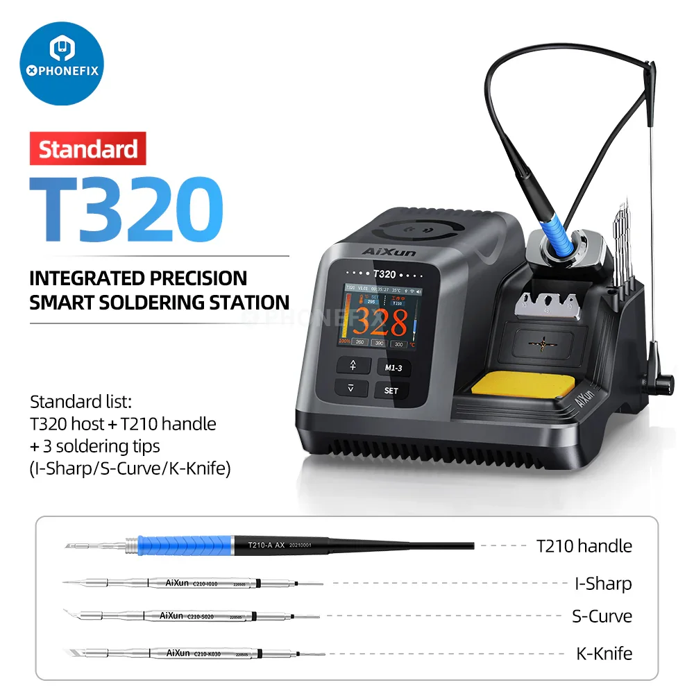 Aixun T320 Smart Precision Soldering Station With T245/210 Handle - Image 3
