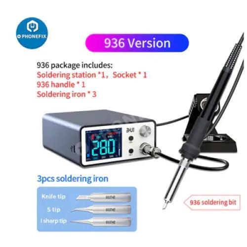 AiXun T3A 200W Smart Soldering Station With T245 T12 Handles - Image 11