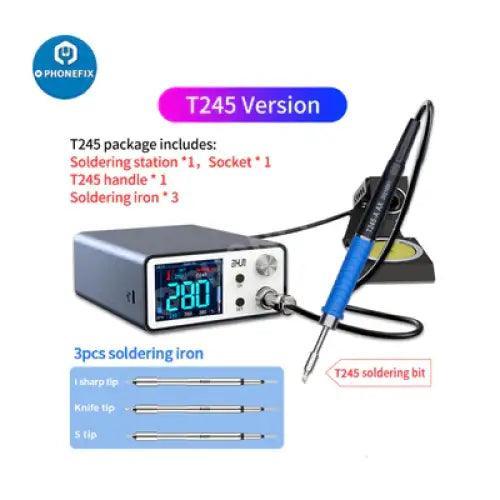 AiXun T3A 200W Smart Soldering Station With T245 T12 Handles - Image 13