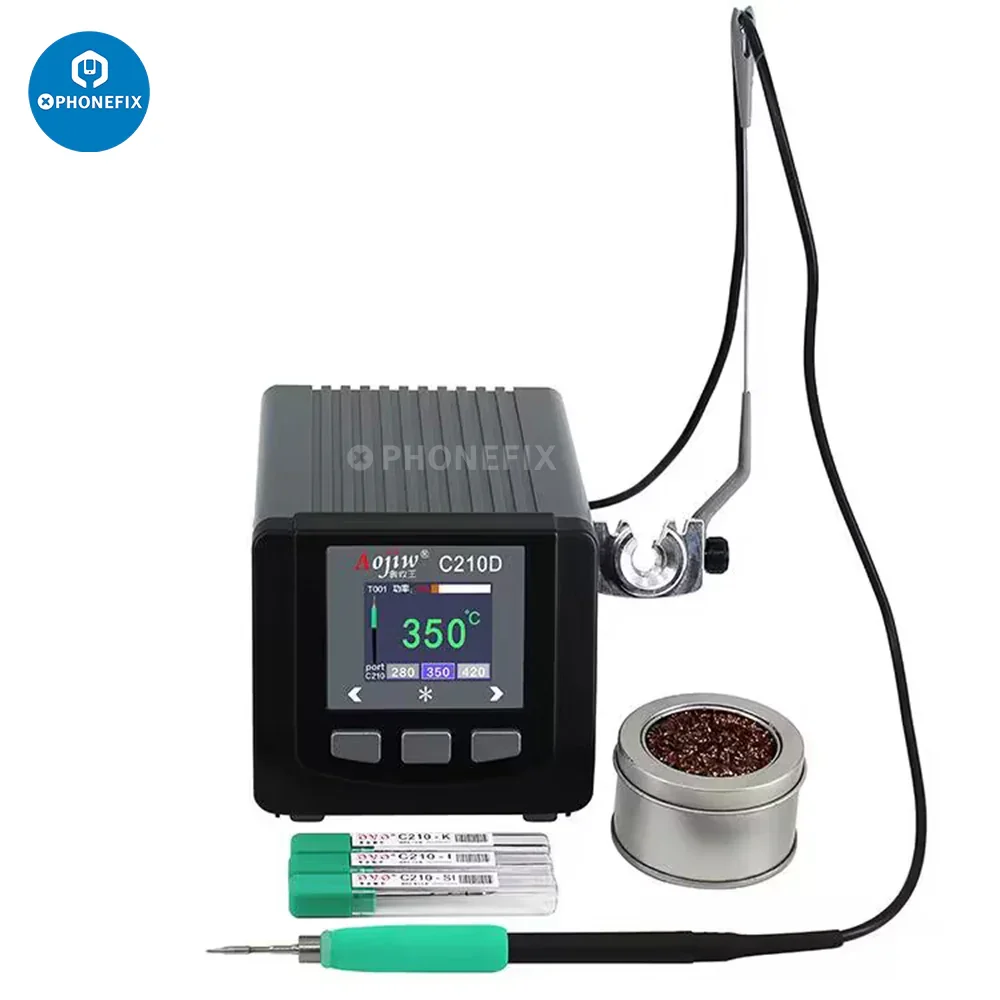 Aixun T3B Intelligent Soldering Station With T210/115 Handle Welding Tips - Image 5