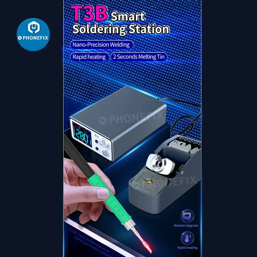Aixun T3B Intelligent Soldering Station With T210/115 Handle Welding Tips - Image 8