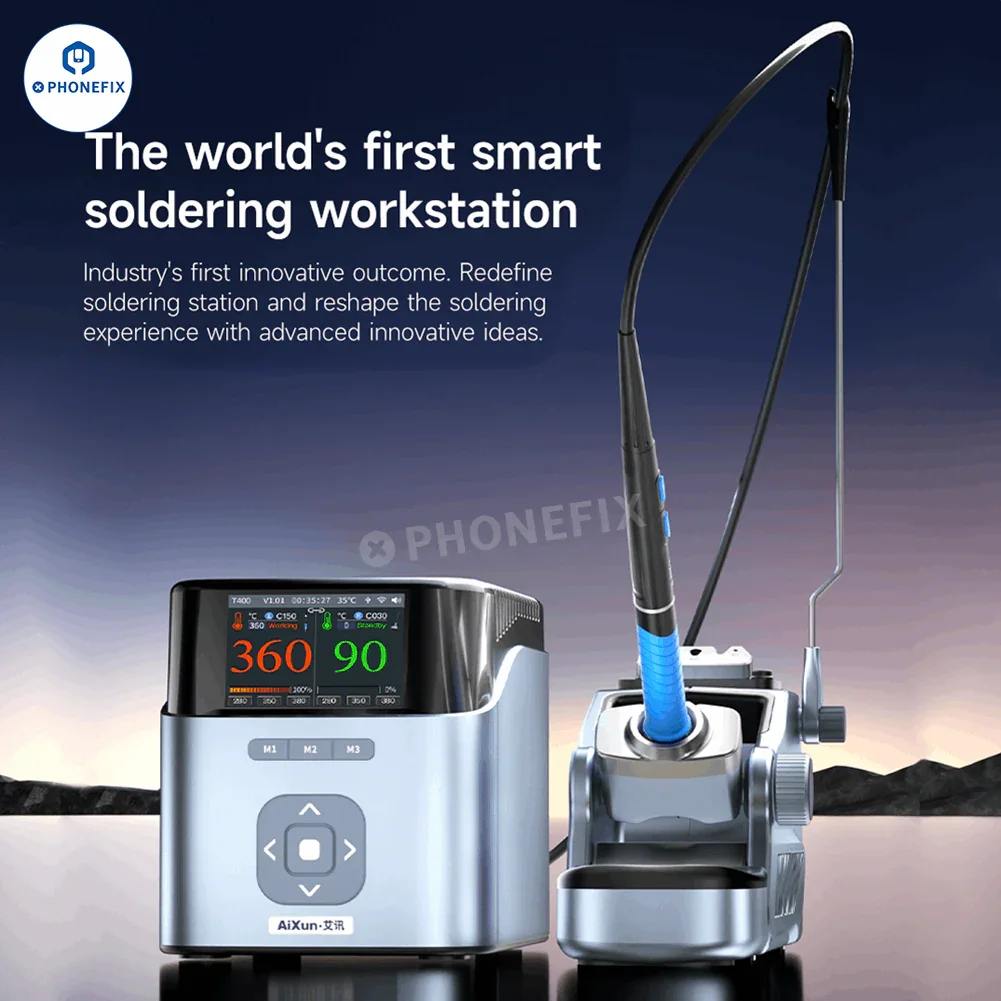 AiXun T400 320W Smart Soldering Workstation With T225 Handle - Image 3