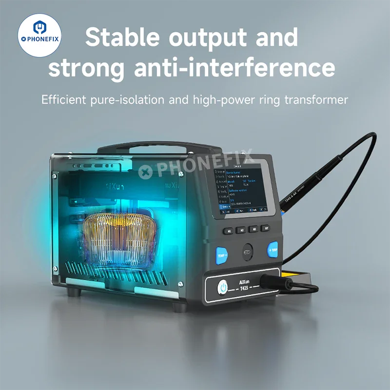 AIXUN T425 250W Intelligent Soldering Station for Mobile Repair - Image 6