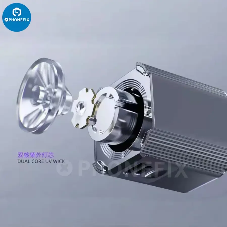 Aixun UV Curing Lamp With Fan Green Oil UV Glue Curing Tool - Image 11