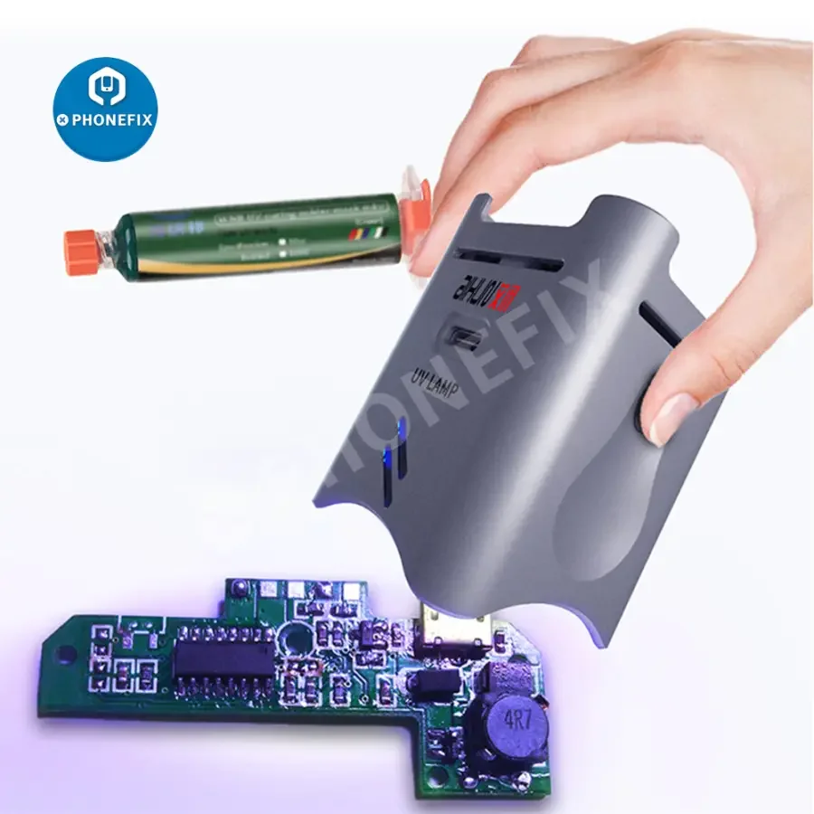 Aixun UV Curing Lamp With Fan Green Oil UV Glue Curing Tool - Image 2