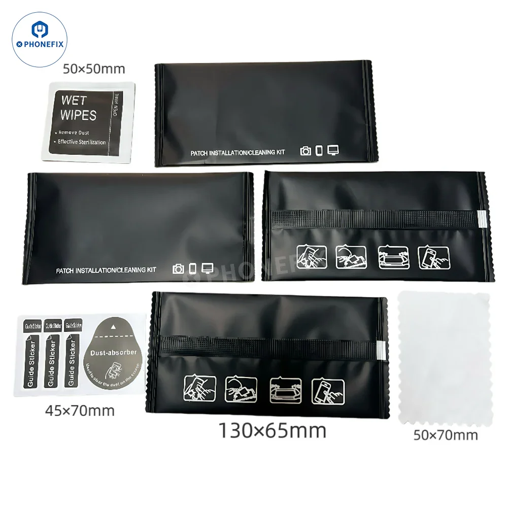 Alcohol Wet Dry Wipes Pack for Phone Screen Camera Lens Cleaning - Image 4