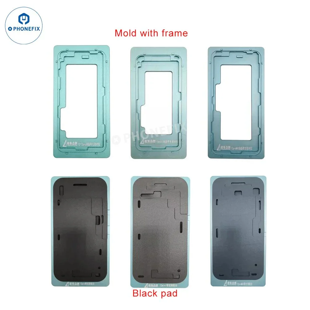 Alignment Mold With Bezel Frame For iPhone 11 12 13 14 15 16 Pro Max Screen - Image 3