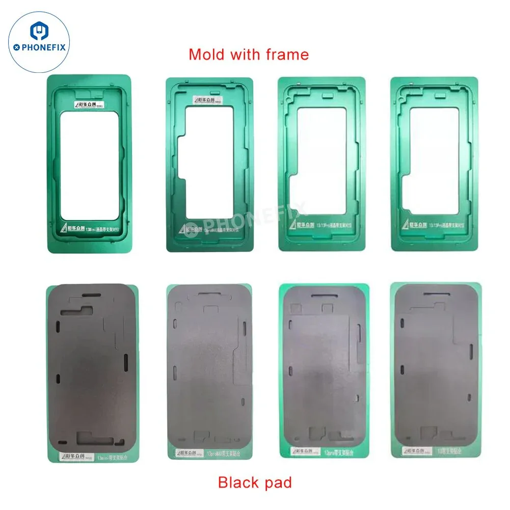 Alignment Mold With Bezel Frame For iPhone 11 12 13 14 15 16 Pro Max Screen - Image 4