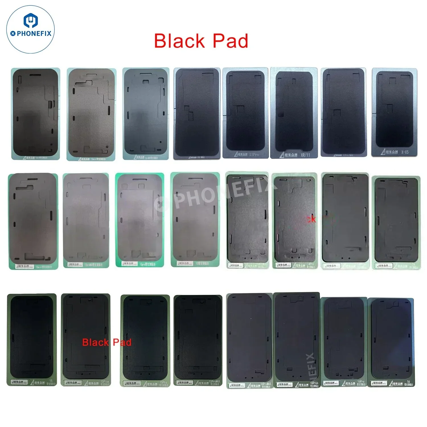 Alignment Mold With Bezel Frame For iPhone 11 12 13 14 15 16 Pro Max Screen - Image 9
