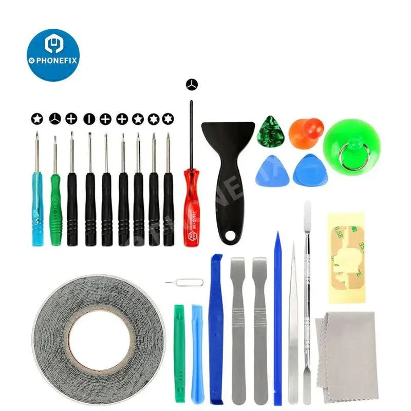 All In 1 Professional Cleaning Opening Pry Set Phone Repair Toolkit - Image 6
