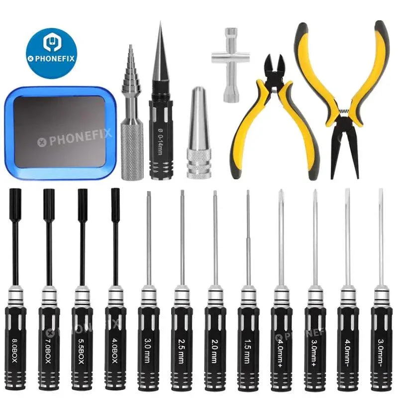 All In 1 RC Car Screwdriver Set Plier Hex Sleeve Socket Repair Toolkit - Image 15
