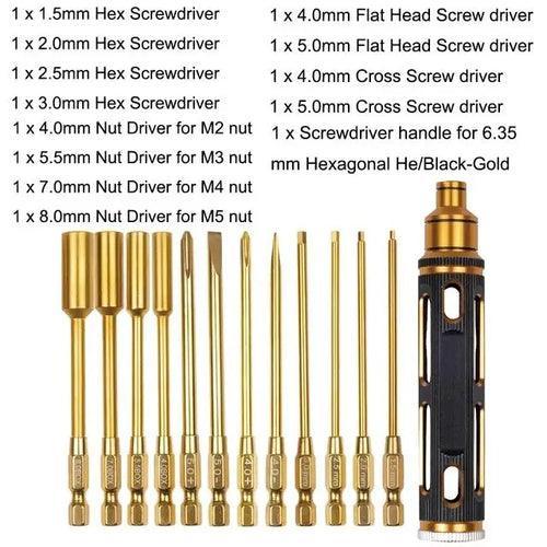 All In 1 RC Car Screwdriver Set Plier Hex Sleeve Socket Repair Toolkit - Image 20