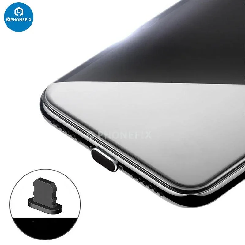 Aluminum alloy Anti Dust Plug iPhone USB Charging Port Dustproof Cap - Image 3
