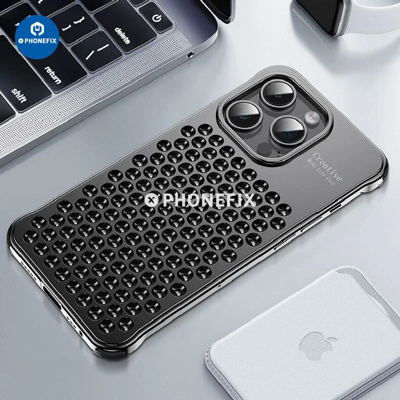 Aluminum Alloy Heat Dissipation Phone Case For iPhone 14 15 Series - Image 2