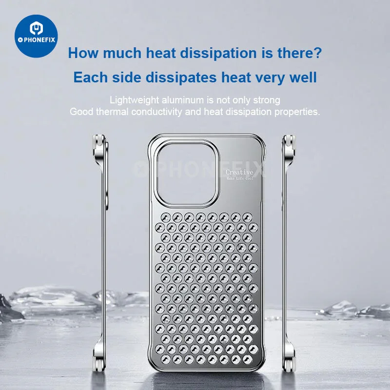 Aluminum Alloy Heat Dissipation Phone Case For iPhone 14 15 Series - Image 4