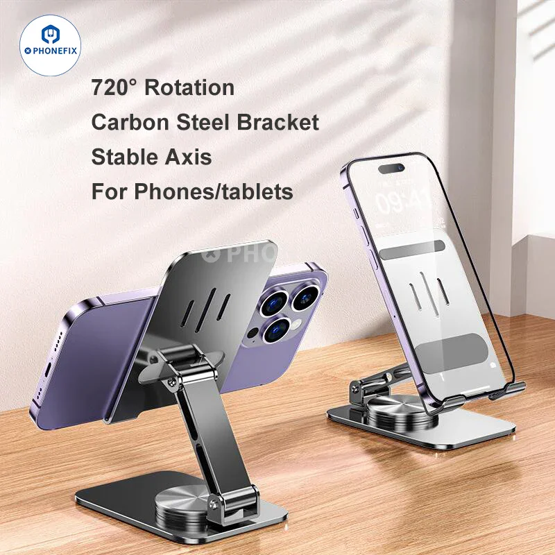 Aluminum Alloy Rotating Bracket Phone Tablet Adjustable Holder - Image 4