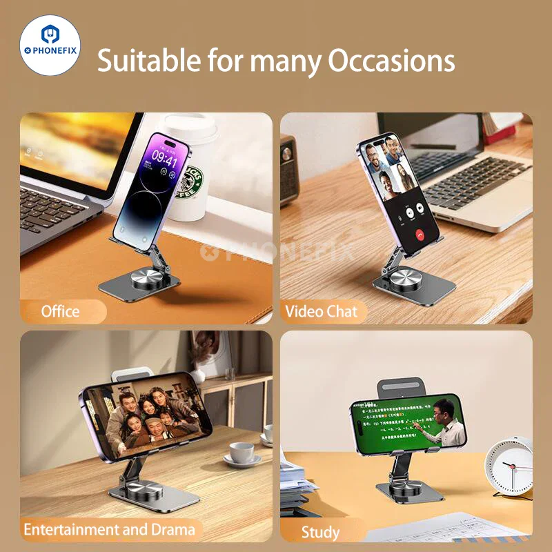 Aluminum Alloy Rotating Bracket Phone Tablet Adjustable Holder - Image 6