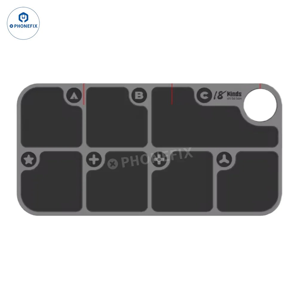 Aluminum Alloy Screw Magnetic Storage Tray Mat for Phone Repair - Image 13
