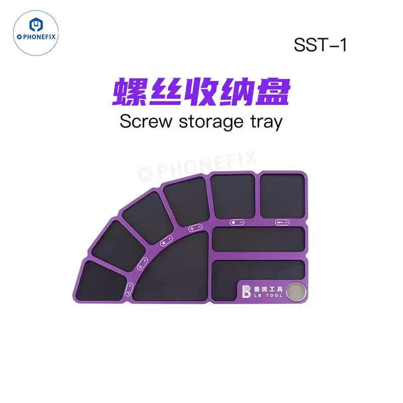 Aluminum Alloy Screw Magnetic Storage Tray Mat for Phone Repair - Image 3