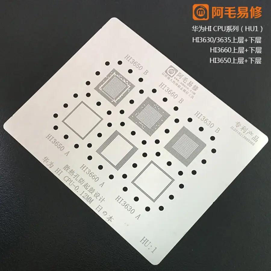 Amaoe BGA Reballing Stencil  For Huawei CPU HU:1-4 - Image 2