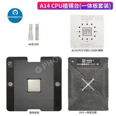AMAOE A8-A19 Pro CPU Reballing Platform With Stencil for iPhone 8-17 - Image 12