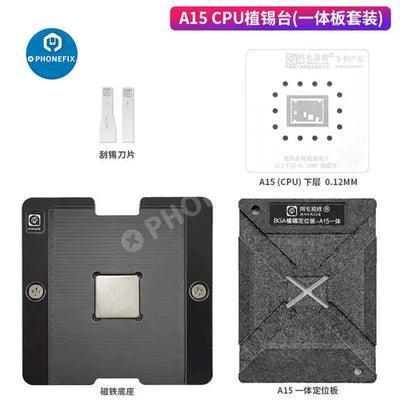 AMAOE A8-A19 Pro CPU Reballing Platform With Stencil for iPhone 8-17 - Image 13