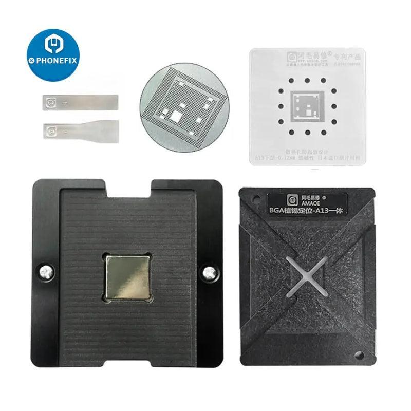 AMAOE A8-A19 Pro CPU Reballing Platform With Stencil for iPhone 8-17 - Image 9