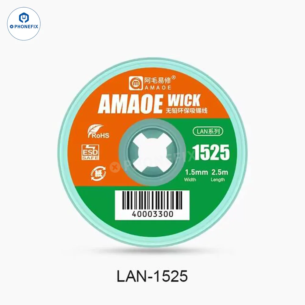 Amaoe BGA Desoldering Solder Wick PCB Tin Solder Sucking Wire - Image 5