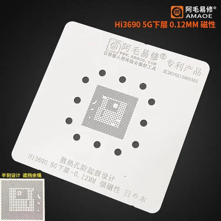 Amaoe BGA Reballing Stencil For HI6250 HI3690 CPU 5G - Image 10