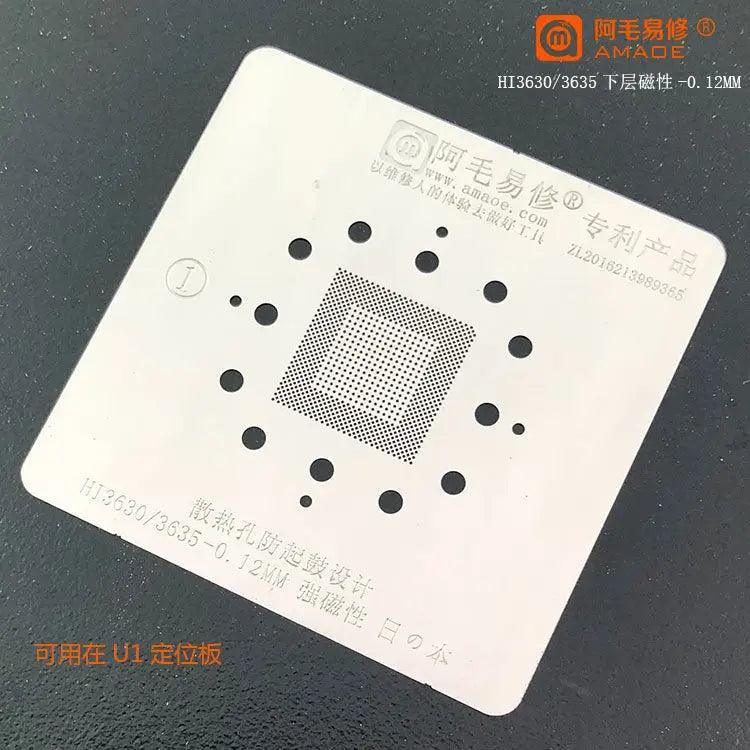 Amaoe BGA Reballing Stencil For HI6250 HI3690 CPU 5G - Image 3