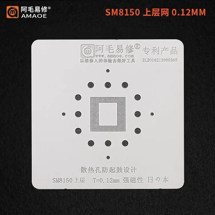 Amaoe BGA Reballing Stencil For SDM439 SM8250 CPU Bottom - Image 2