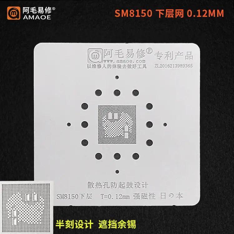 Amaoe BGA Reballing Stencil For SDM439 SM8250 CPU Bottom - Image 3