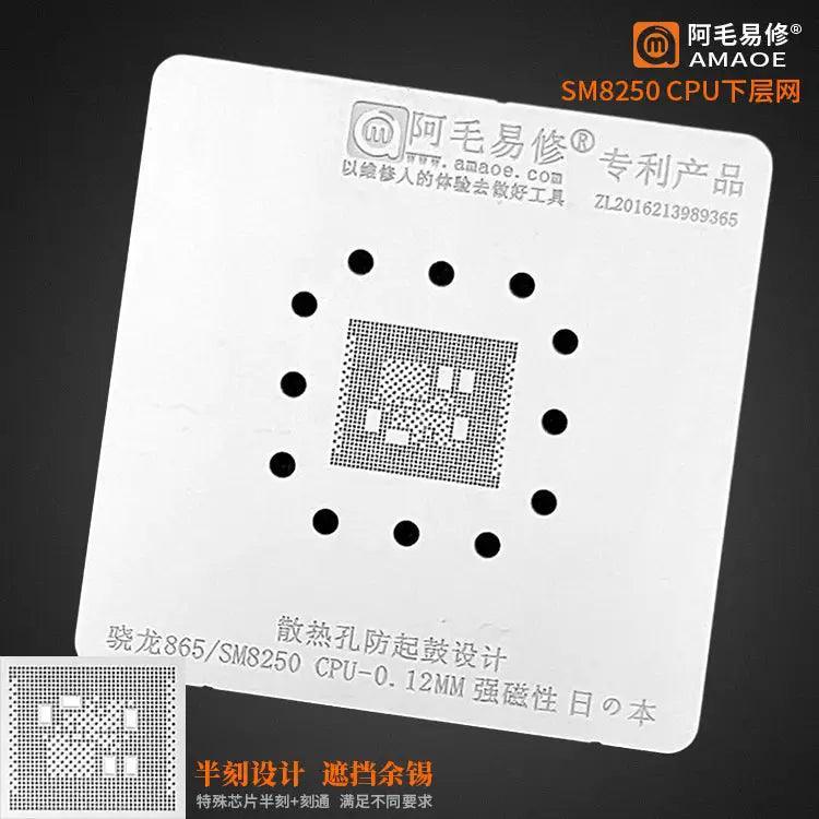 Amaoe BGA Reballing Stencil For SDM439 SM8250 CPU Bottom - Image 6