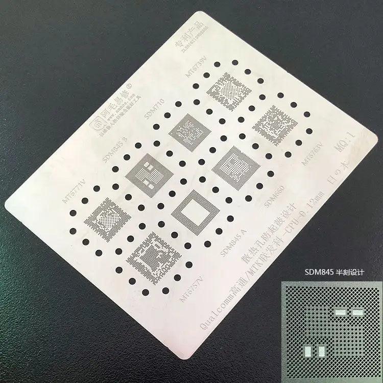 Amaoe BGA Reballing Stencil Qualcomm MTK CPU MQ:1-MQ:6 - Image 6