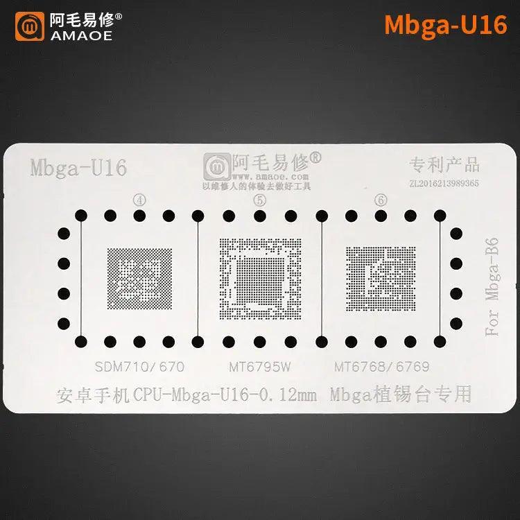 Amaoe BGA Reballing Stencil Template  For CPU MBGA - Image 12